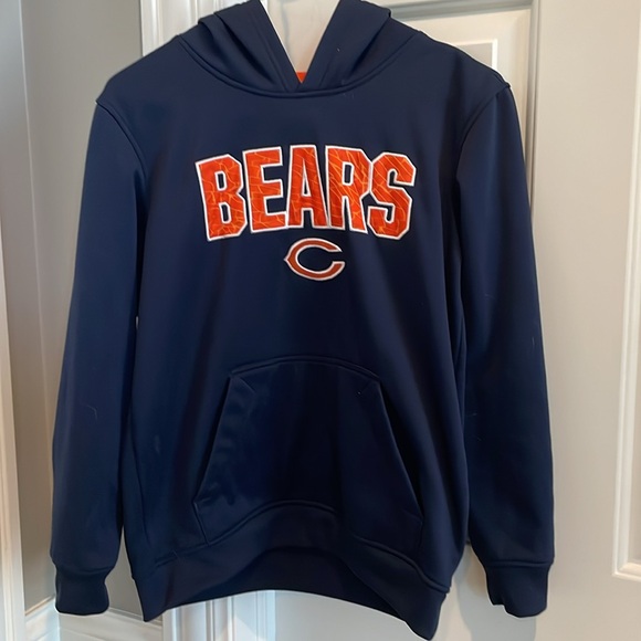 Gently worn official NFL Chicago Bears hoodie/kangaroo pocket, youth size 10-12 - Picture 1 of 5